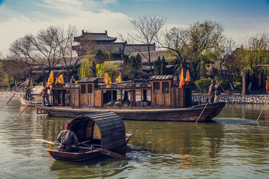 清明上河園古代船只