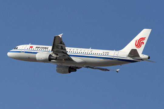 飛機(jī)起飛 中國國際航空公司