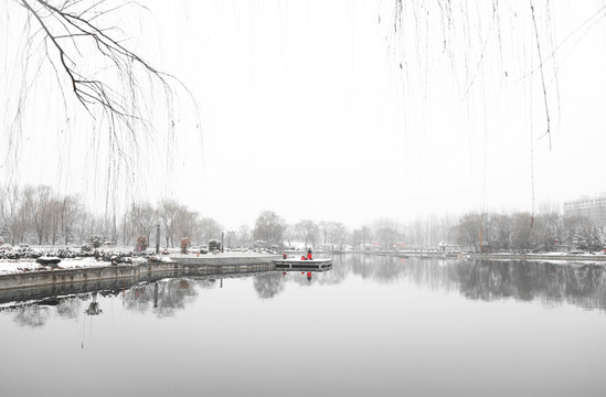 雪后游園