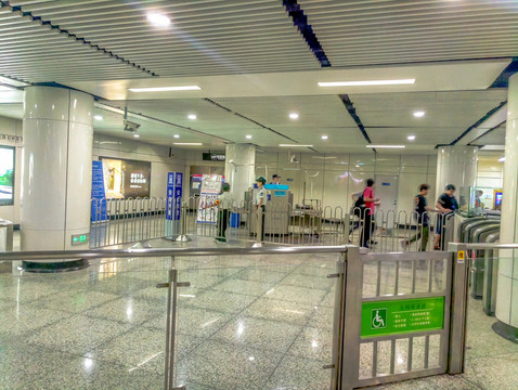 上海地鐵 城市交通 地鐵走廊