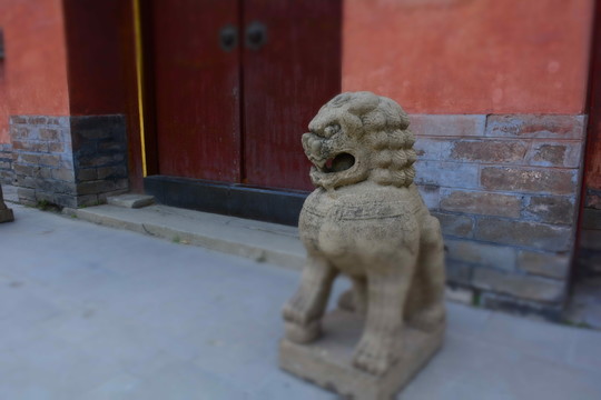 地壇公園的獅子