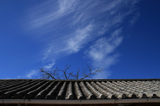 屋檐與藍天