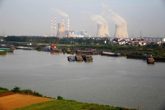 淮南 淮河 發(fā)電廠