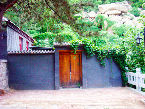 鄉(xiāng)村院門 庭院門