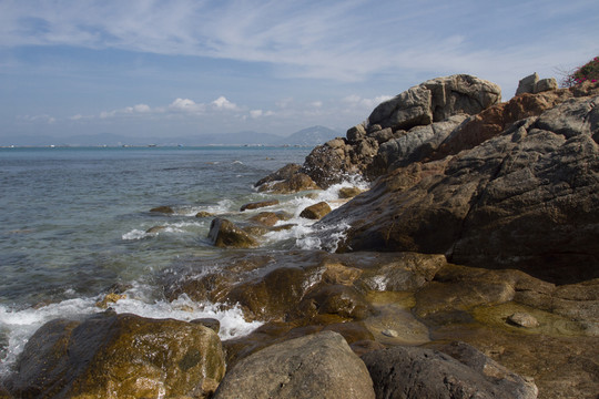 西島牛王嶺 海岸 礁石