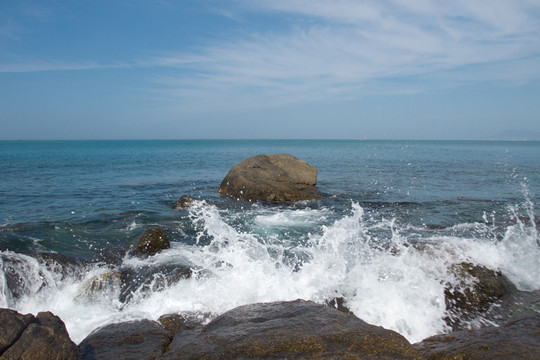 西島牛王嶺 驚濤拍岸