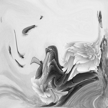 水墨抽象畫