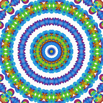 花型拼花抽象背景圖案 無分層