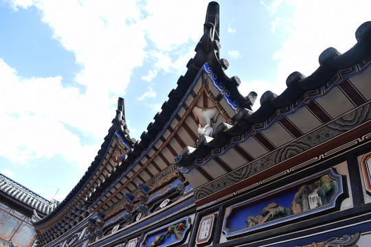 云南大理 喜洲嚴(yán)家民居