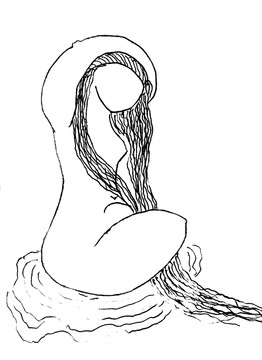 美女出浴 手給 合層