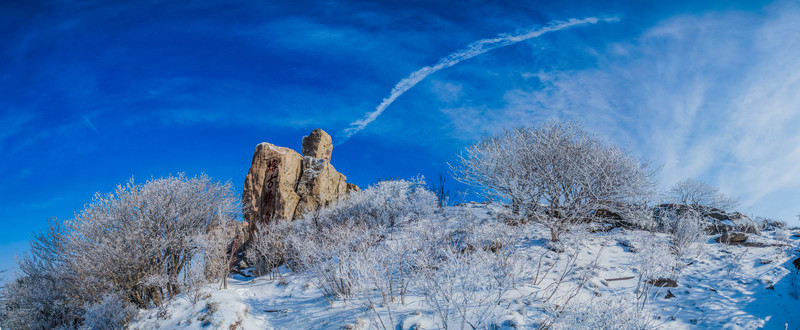 泰山雪景接片
