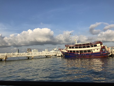 芭提雅 海邊 港口 泰國(guó) 風(fēng)景