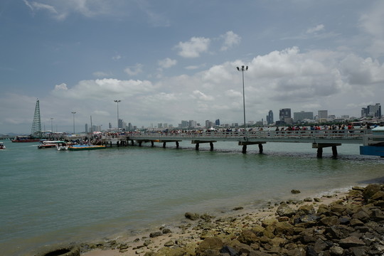 芭提雅 海邊 港口 泰國 風(fēng)景