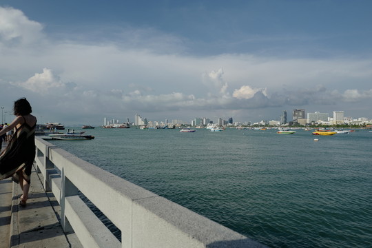 芭提雅 海邊 港口 泰國 風(fēng)景