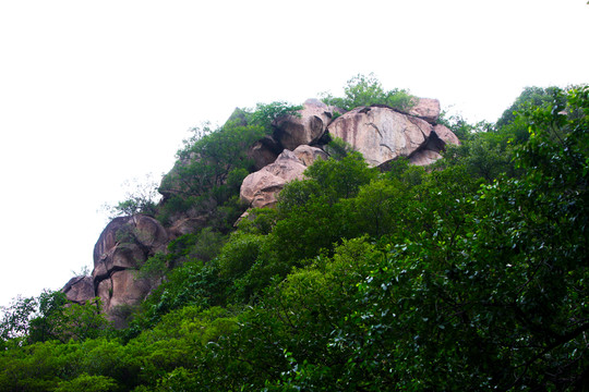 巨石 青山 山石 飛來石