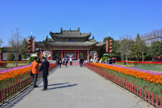 天波楊府春景