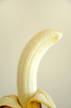 剝開的香蕉