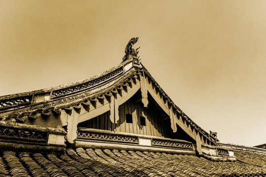 寺廟建筑屋頂