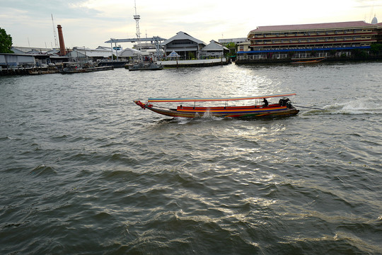 泰國(guó) 曼谷 湄南河 風(fēng)景 戶外