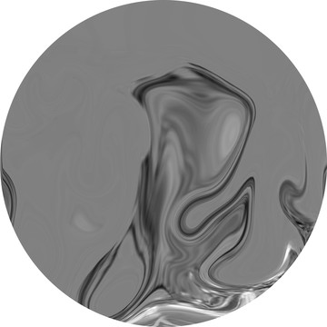 抽象毛筆水墨畫