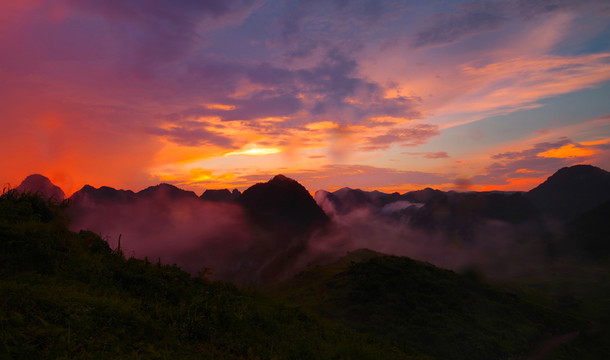 夕陽西下