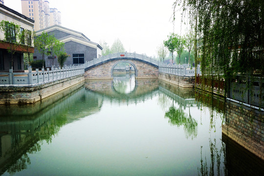 拱橋流水