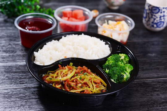 魚香肉絲套餐