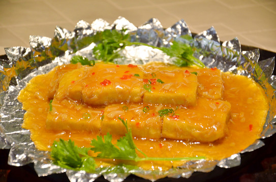 鐵板豆腐