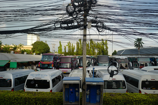 泰國 曼谷 城市 街道 道路