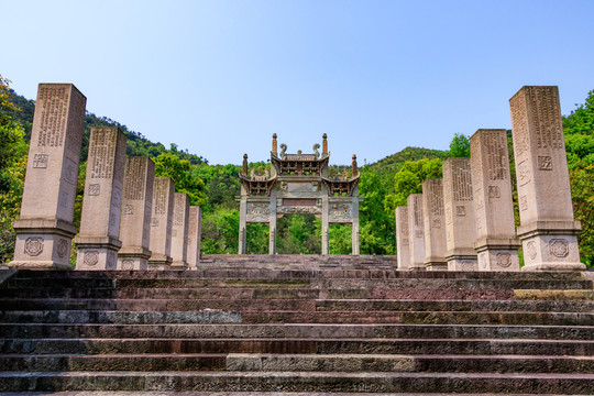 石雕牌坊 古代牌坊