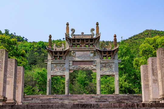 古代牌坊 牌坊 石雕牌坊