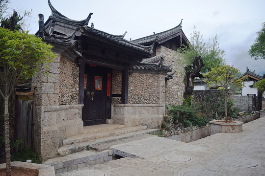 云南麗江白沙古鎮(zhèn) 民居