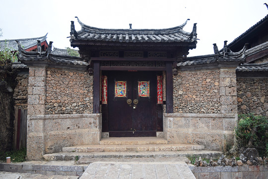 云南麗江白沙古鎮(zhèn) 民居
