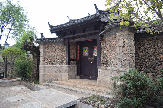 云南麗江白沙古鎮(zhèn) 民居