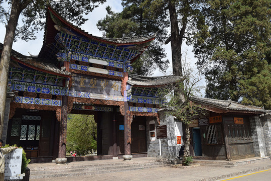 云南麗江白沙古鎮(zhèn) 白沙壁畫