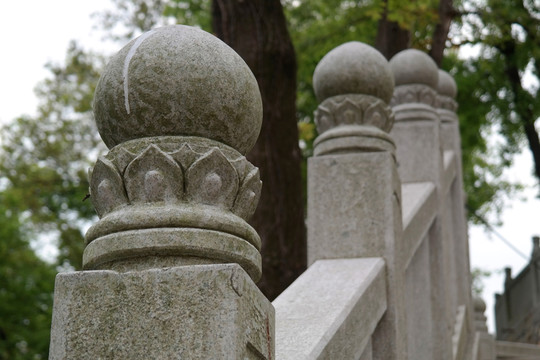 花崗巖欄桿柱頭圖片