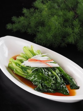蔥油菜心