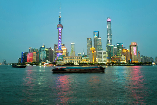 上海外灘 夜景 上海 上海市