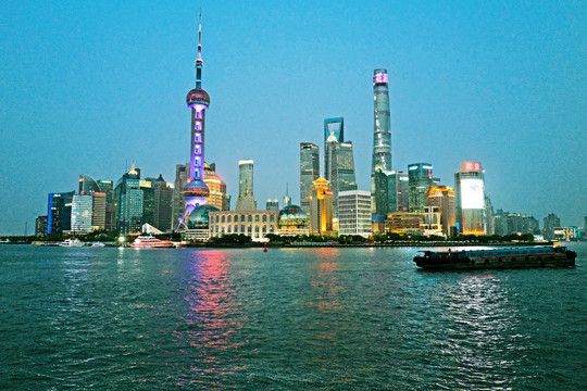 上海外灘 夜景 上海 上海市