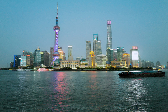 上海外灘 夜景 上海 上海市