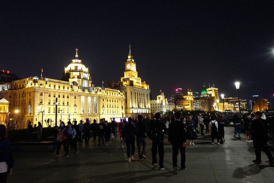 上海外灘 夜景 上海 上海市