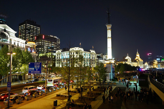 上海外灘 夜景 上海 上海市
