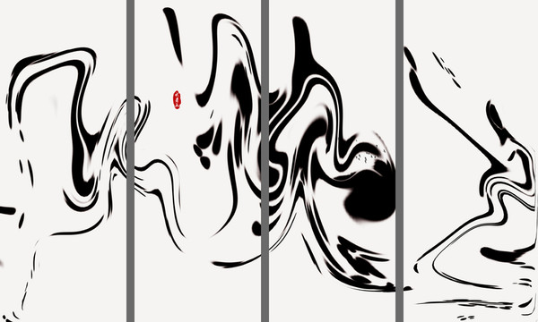 抽象水墨畫(huà)