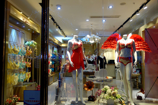 女式內(nèi)衣店 家居服
