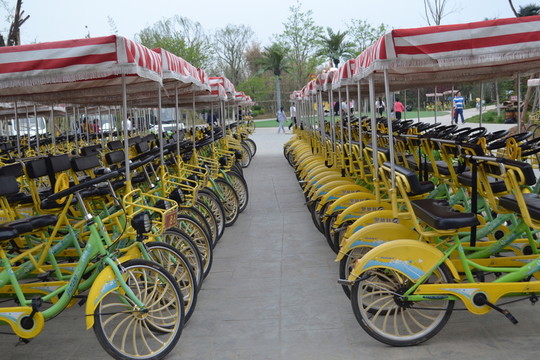 四輪自行車