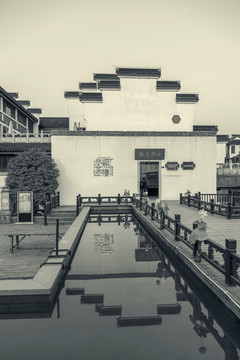 南京夫子廟秦淮河老照片