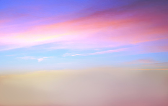 夢幻紫色天空