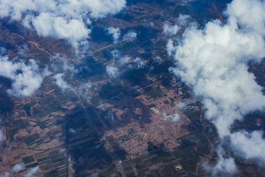天空 云朵 藍天 俯瞰 航拍