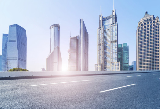 上海陸家嘴建筑道路