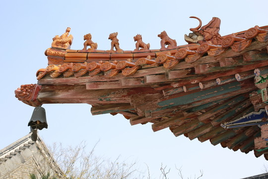 丘處機(jī)故居飛檐翹角